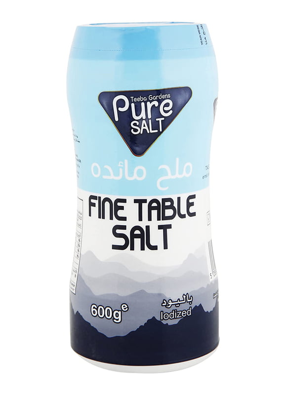 Teeba Pure Salt 600g, Pack of 12pcs Teeba Pure Salt 600g, Pack of 12pcs
