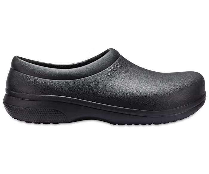 CROCS ON THE CLOCK SLIP RESISTANT WORK SLIP-ON CROCS ON THE CLOCK SLIP RESISTANT WORK SLIP-ON